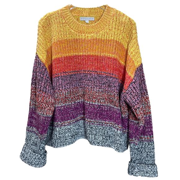 Beyond the Radar Multicolor Oversized Sweater Size XL - Picture 6 of 6